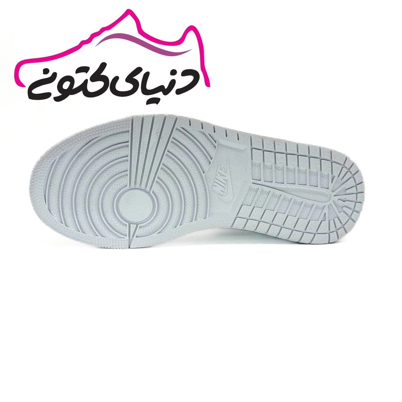 کتونی جردن 1 ساقدار سفید اورجینال — تصویر ۴