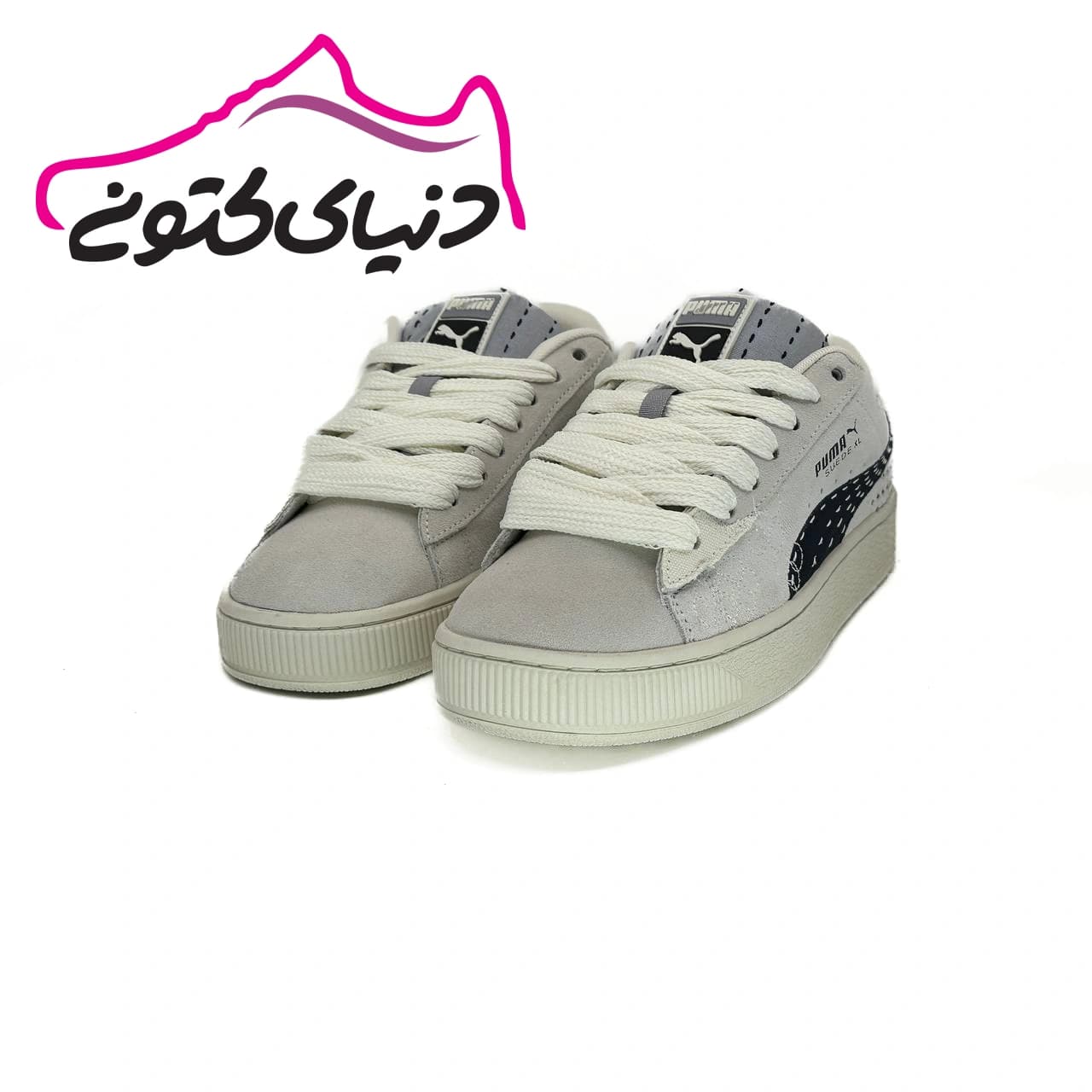 کتونی پوما اسکیت طوسی اورجینال — تصویر ۳