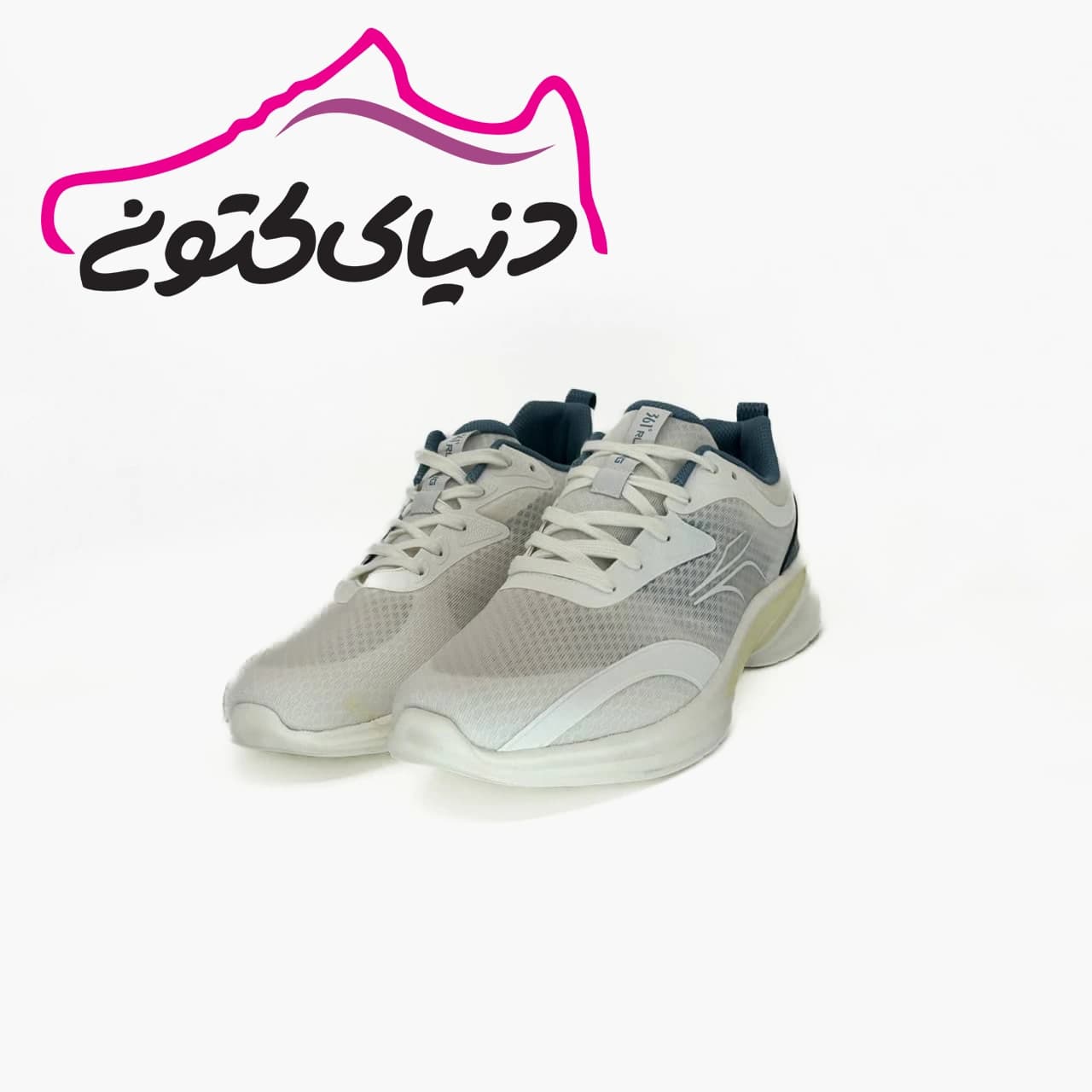 کتونی 361 درجه آبی آسمانی اورجینال — تصویر ۲