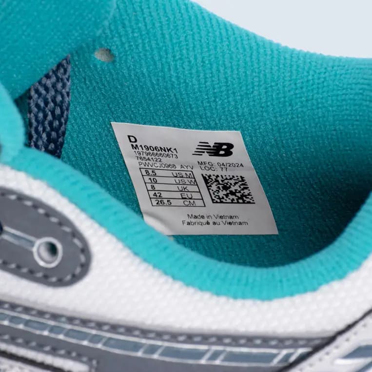 کتونی نیوبالانس 1906 طوسی سبز اورجینال — تصویر ۶