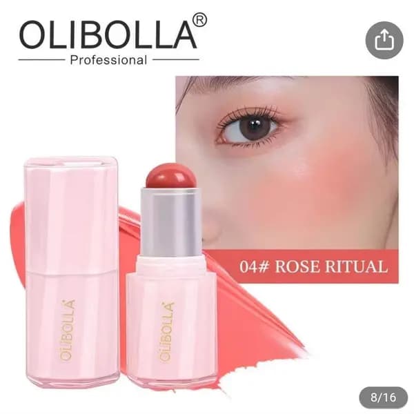 رژگونه کَره ای استیکی Olibolla — تصویر ۵