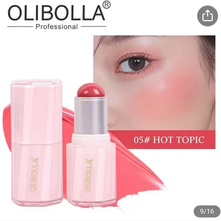 رژگونه کَره ای استیکی Olibolla — تصویر ۷