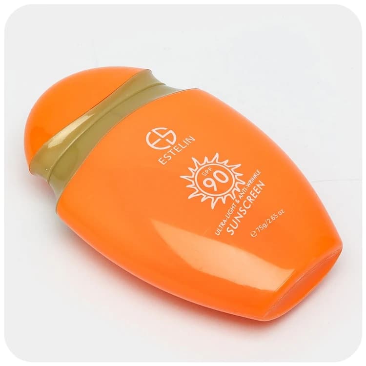 ضدآفتاب ضدچروک SPF90 استلین Estelin مدل Ultra Light & Anti Wrinkle Sunscreen(75 گرم) — تصویر ۳
