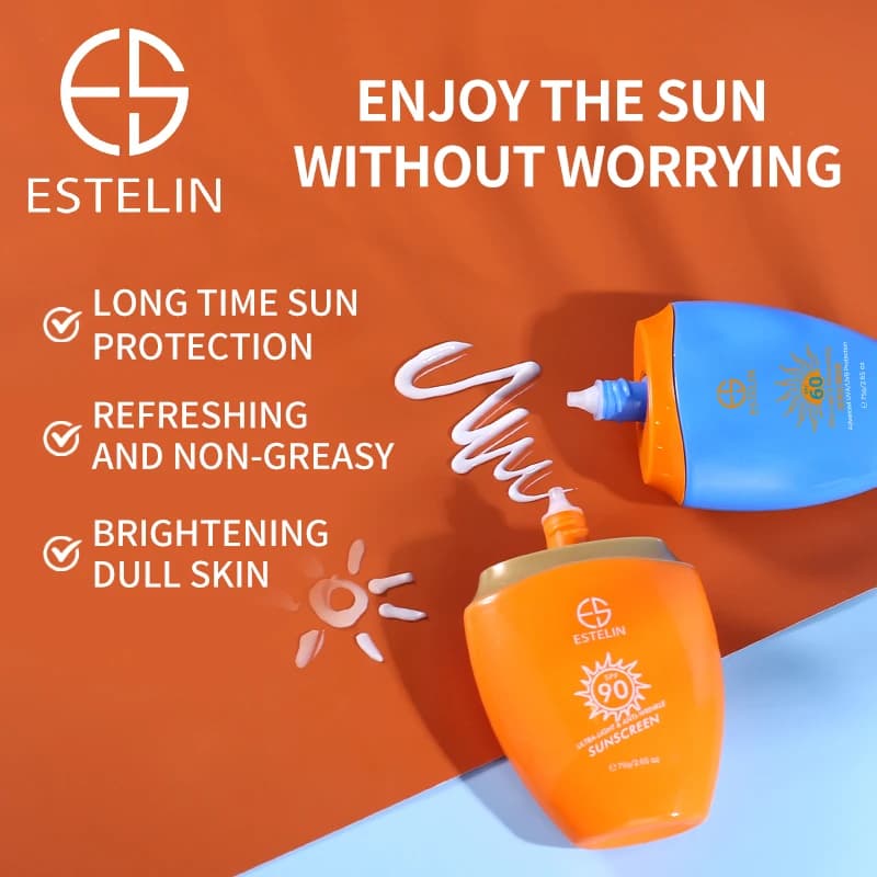 ضدآفتاب ضدچروک SPF90 استلین Estelin مدل Ultra Light & Anti Wrinkle Sunscreen(75 گرم) — تصویر ۱۱