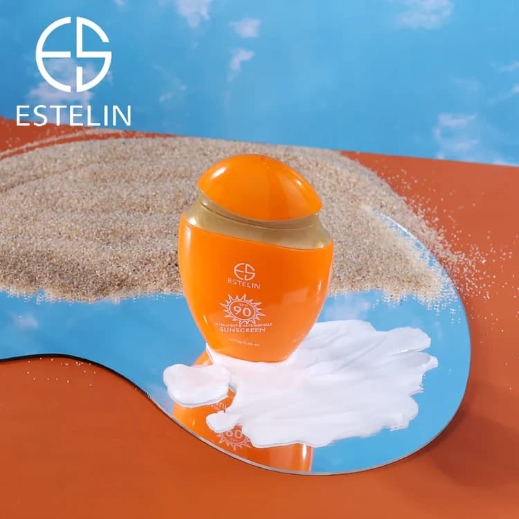 ضدآفتاب ضدچروک SPF90 استلین Estelin مدل Ultra Light & Anti Wrinkle Sunscreen(75 گرم) — تصویر ۷