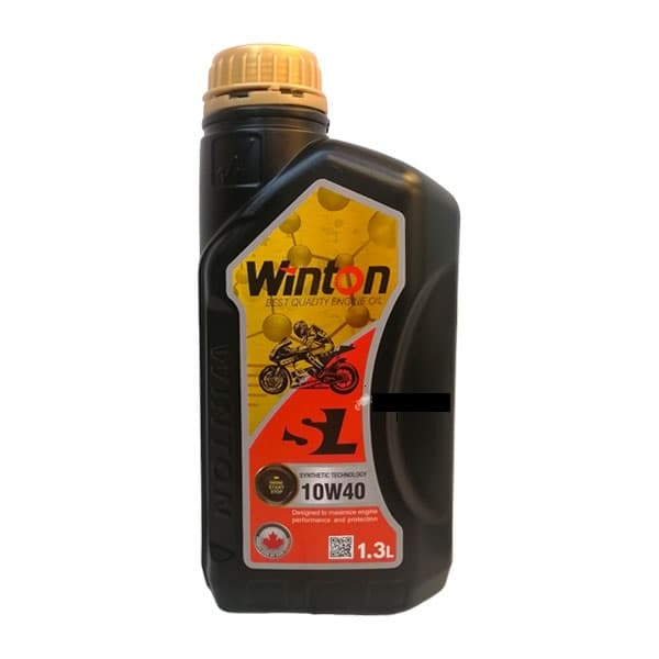 روغن موتور سیکلت WINTON وینتون 1.3 لیتری 10W40 SL JASO MA2