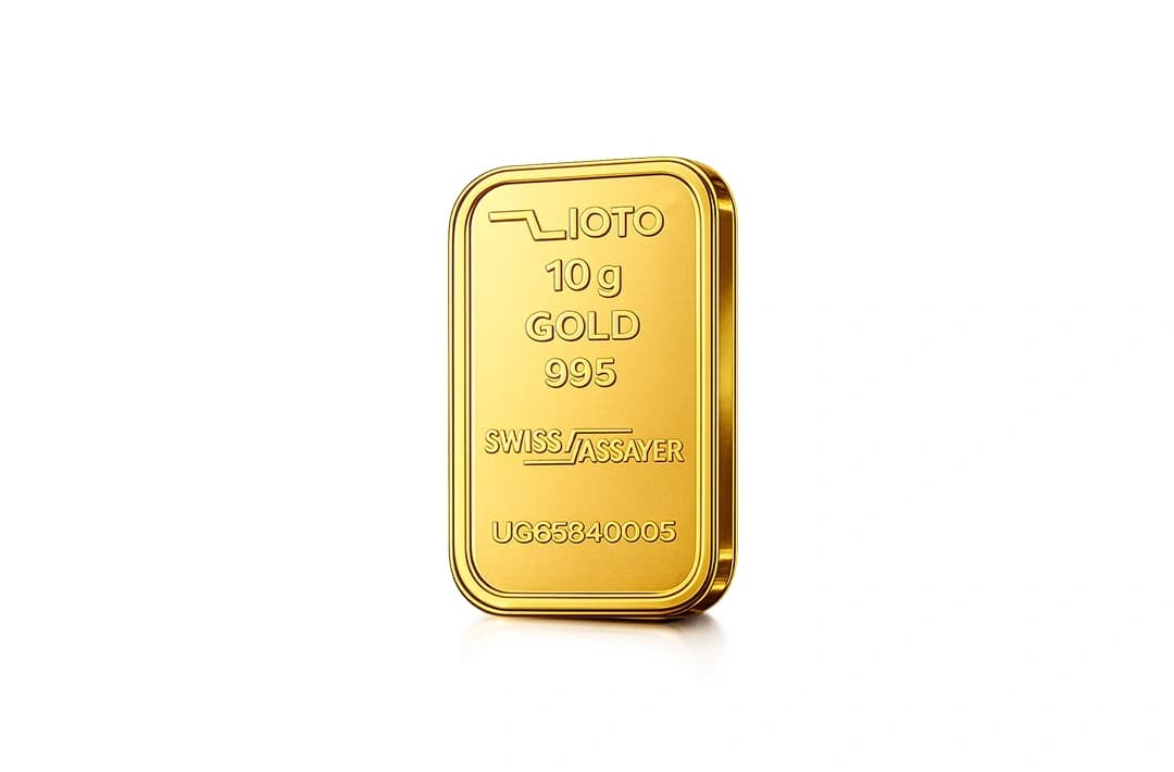 شمش طلا زیوتو 10 گرمی 24 عیار