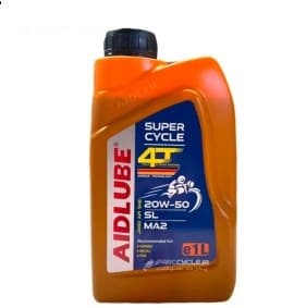 روغن موتور سیکلت Aidlube ایدلوب با ضمانت اصلی 20W50 SL JASO MA2