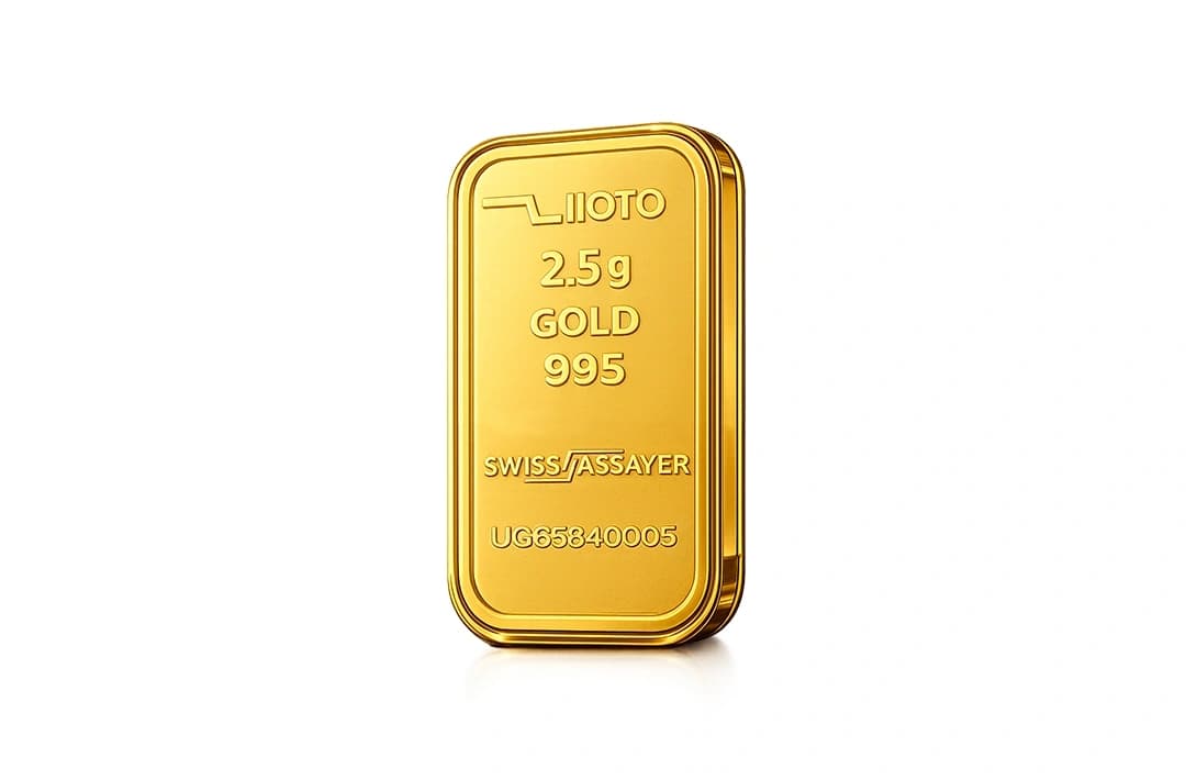 شمش طلا زیوتو 2.5 گرمی 24 عیار