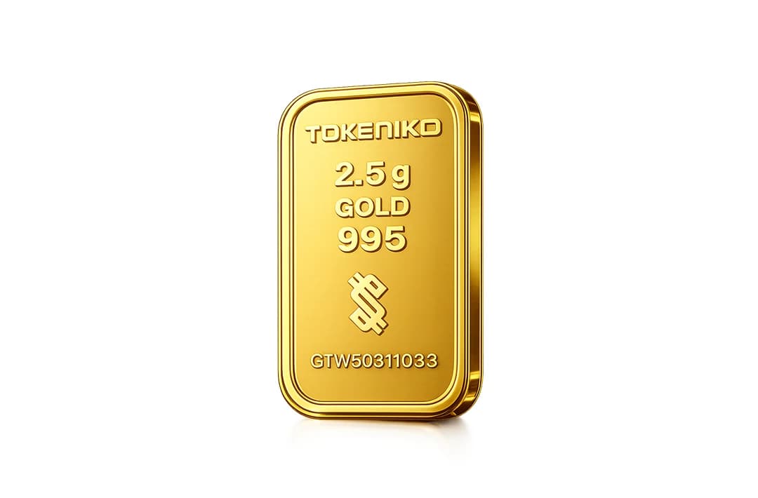 شمش طلا توکنیکو 2.5 گرمی 24 عیار