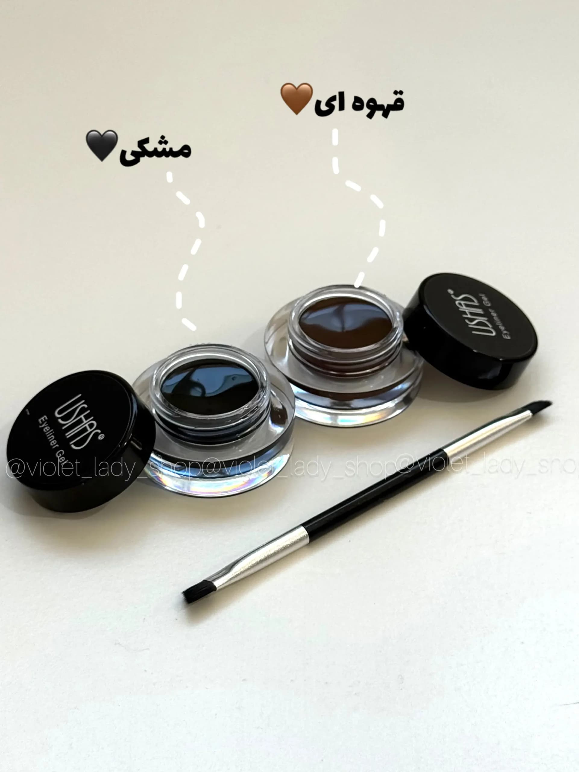خط چشم ژله ای دو قلو USHAS — تصویر ۴