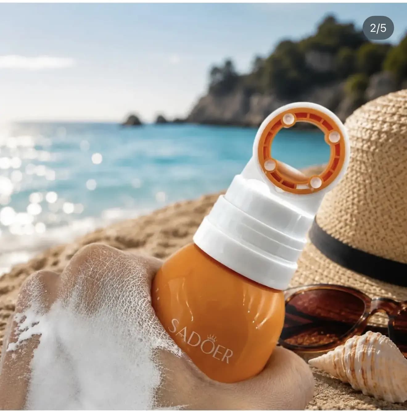 اسپری ضدآفتاب SPF50و روشن کننده SAODER — تصویر ۳