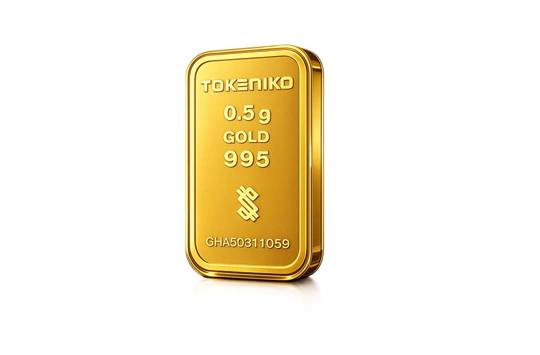 شمش طلا توکنیکو نیم گرمی 24 عیار