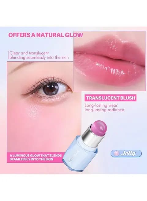 رژگونه استیکی حرارتی OLIBOLLA مدل Buttery Bliss Blush Stick — تصویر ۶