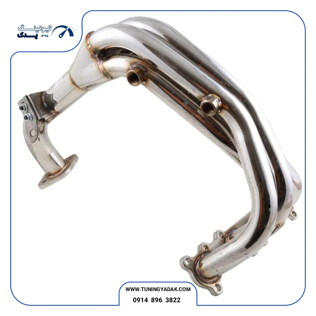 هدرز استیل HZ Power موتور TU5 رانر بلند پژو پارس و SLX405