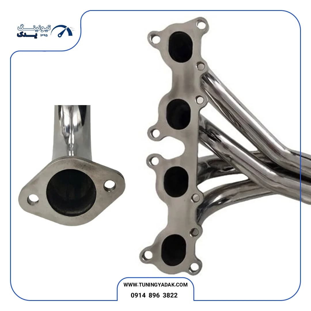 هدرز فولادی HZ Power موتور TU5 رانر بلند پژو پارس و SLX405