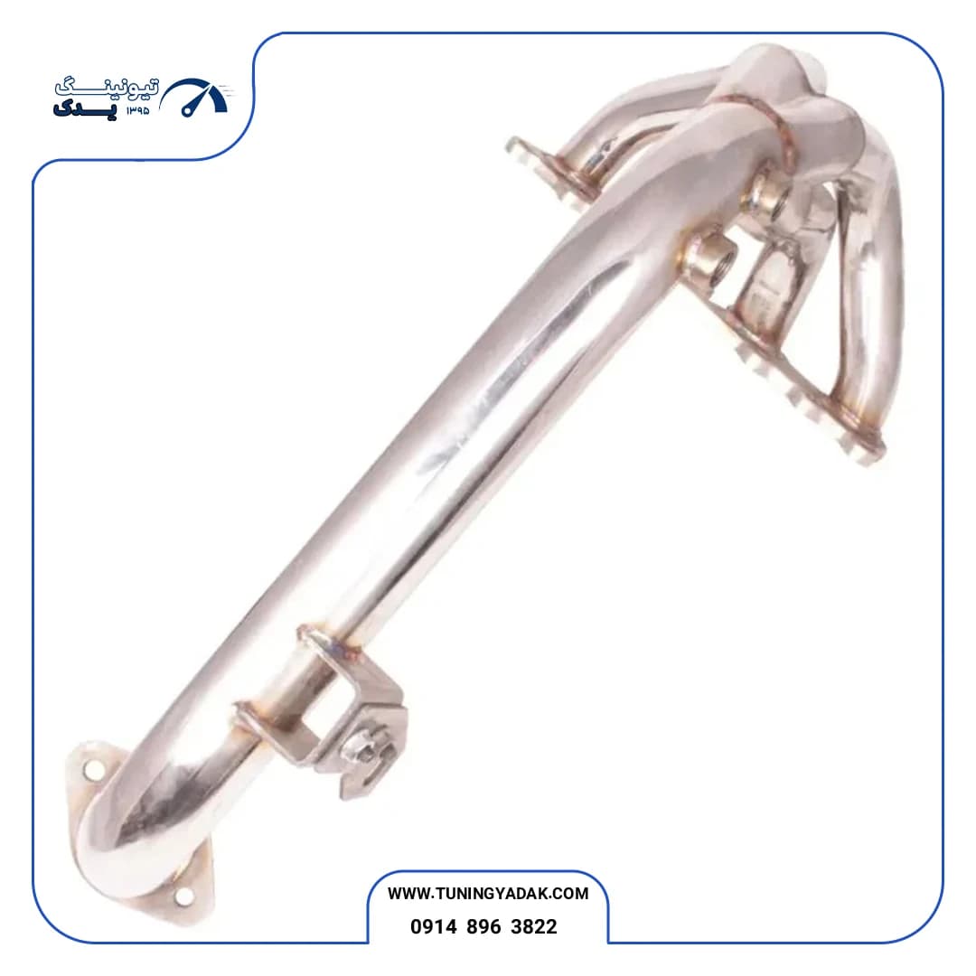 هدرز استیل HZ Power موتور TU5 رانر کوتاه پژو پارس و SLX405