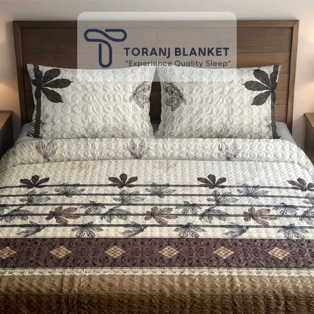 روتختی دونفره مادام کوکو مخمل طرحدار – کد 06