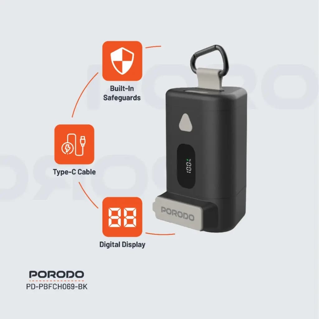 پاوربانک 15000 میلی‌آمپر ساعتی پورودو مدل Power Bank — تصویر ۶
