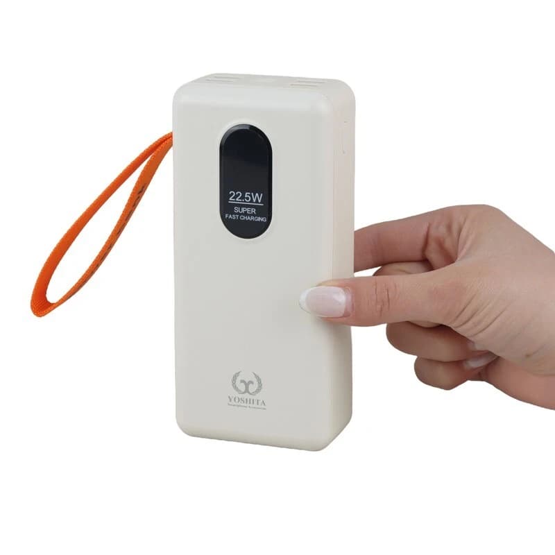پاوربانک فست شارژ یوشیتا YP-040 PD 22.5W ظرفیت 30000 میلیآمپر ساعت — تصویر ۲