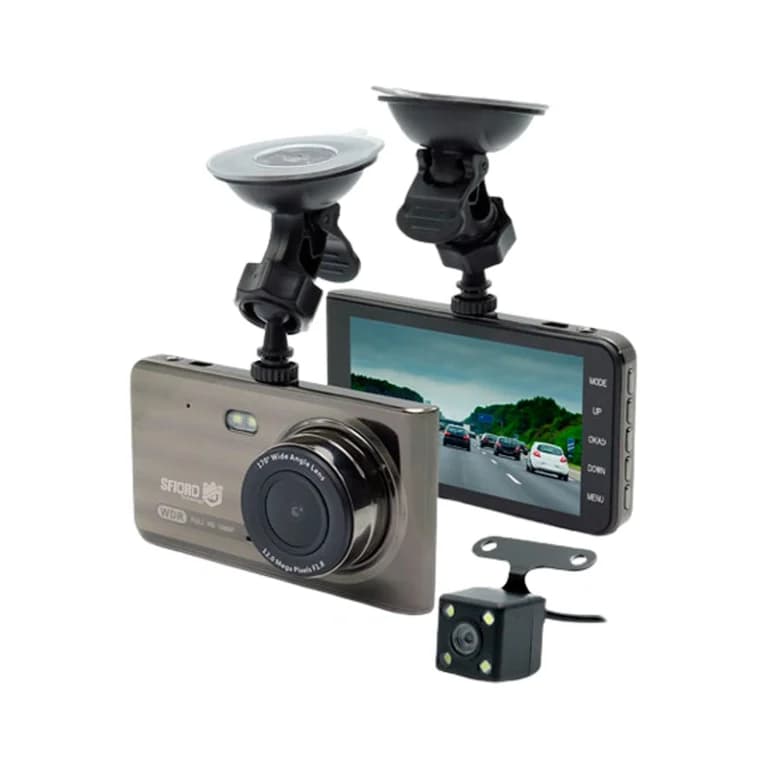 دوربین خودرویی اسفیورد مدل D300 دارای لنز اصلی قدرتمند با کیفیت FULL HD — تصویر ۲