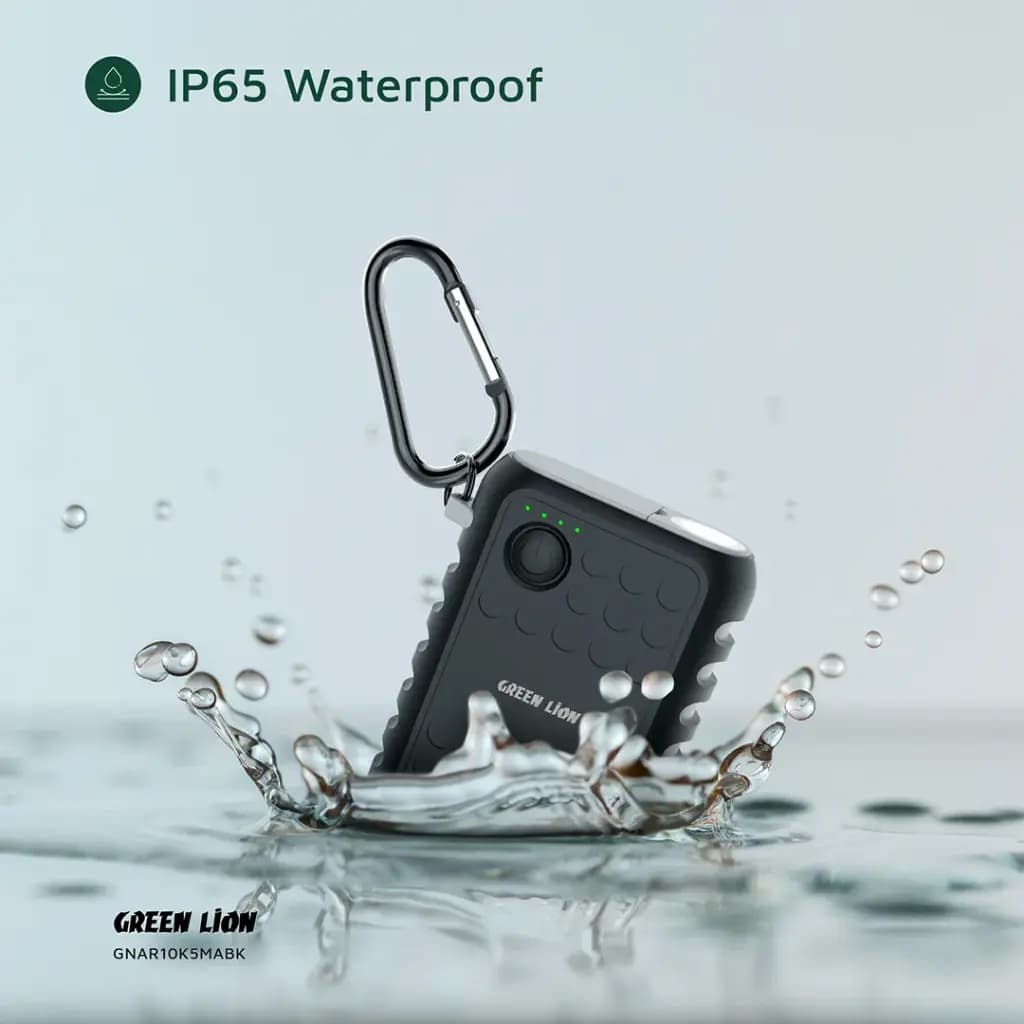 پاوربانک ۱۰۰۵۰ میلی‌آمپر PD 20W گرین لاین مدل Armor — تصویر ۳