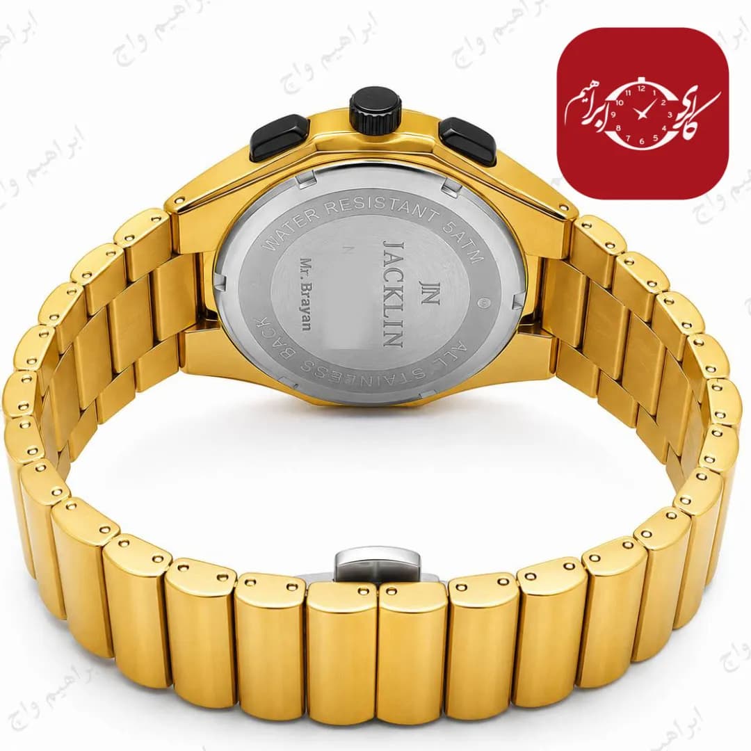 ساعت مچی کرنوگراف و مجلسی مردانه برند جکلین JACKLIN مدل برایان رفرانس 1399541MGR — تصویر ۲