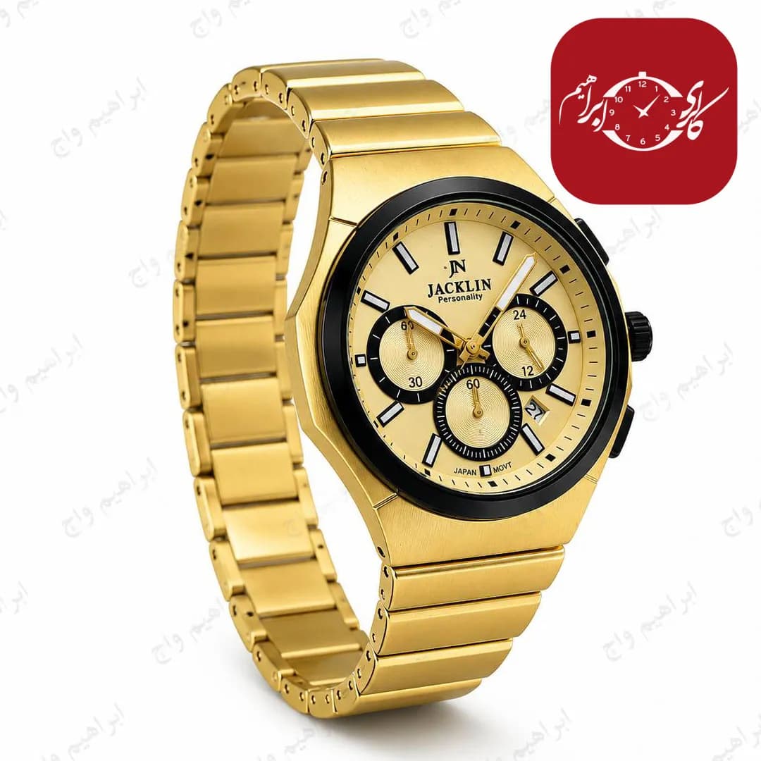 ساعت مچی کرنوگراف و مجلسی مردانه برند جکلین JACKLIN مدل برایان رفرانس 1399541MGR — تصویر ۳