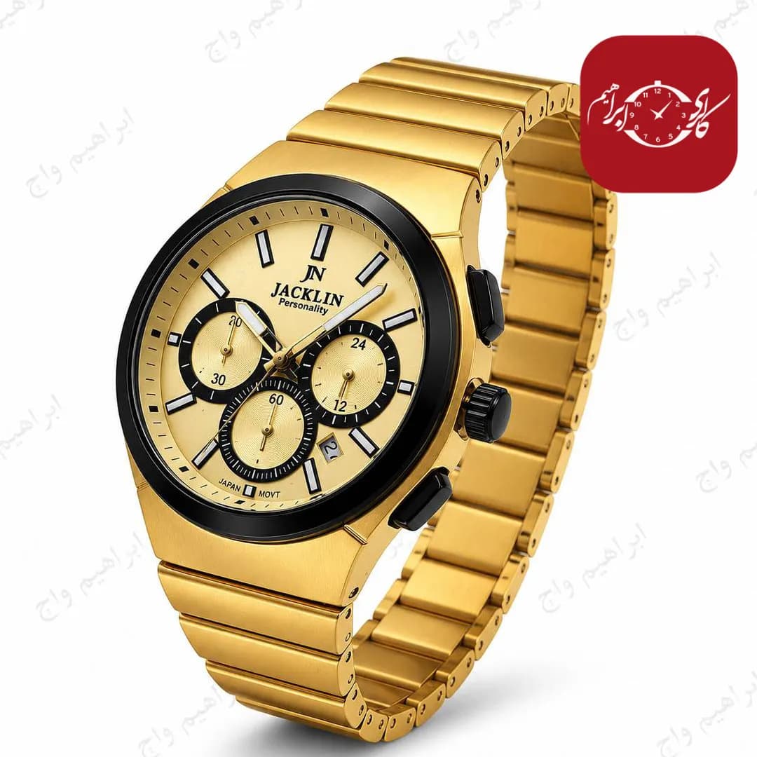 ساعت مچی کرنوگراف و مجلسی مردانه برند جکلین JACKLIN مدل برایان رفرانس 1399541MGR — تصویر ۴