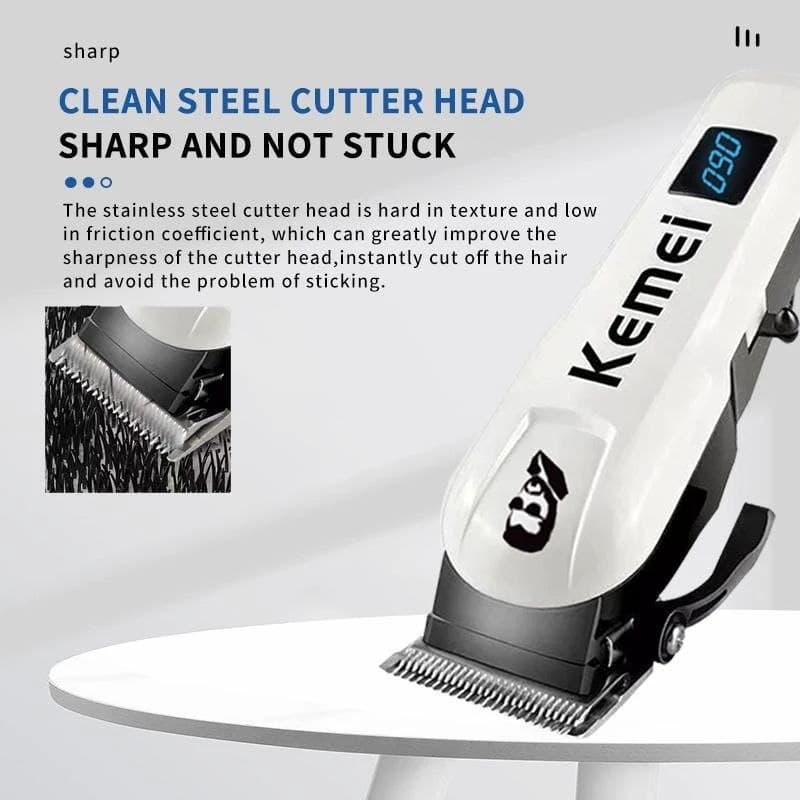 ماشین اصلاح موی سر و صورت کیمی حجم زن مدل KM-PG809A — تصویر ۷