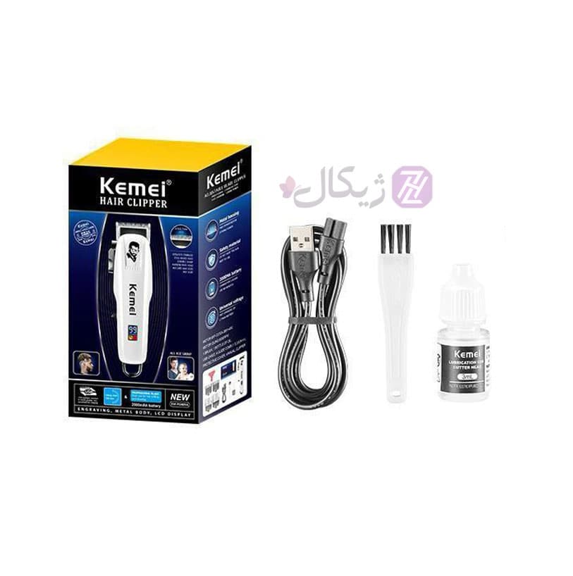 ماشین اصلاح موی سر و صورت کیمی حجم زن مدل KM-PG809A — تصویر ۱۲