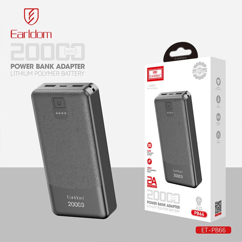 پاوربانک ارلدام Earldom ET-PB66 ظرفیت 20000 — تصویر ۸