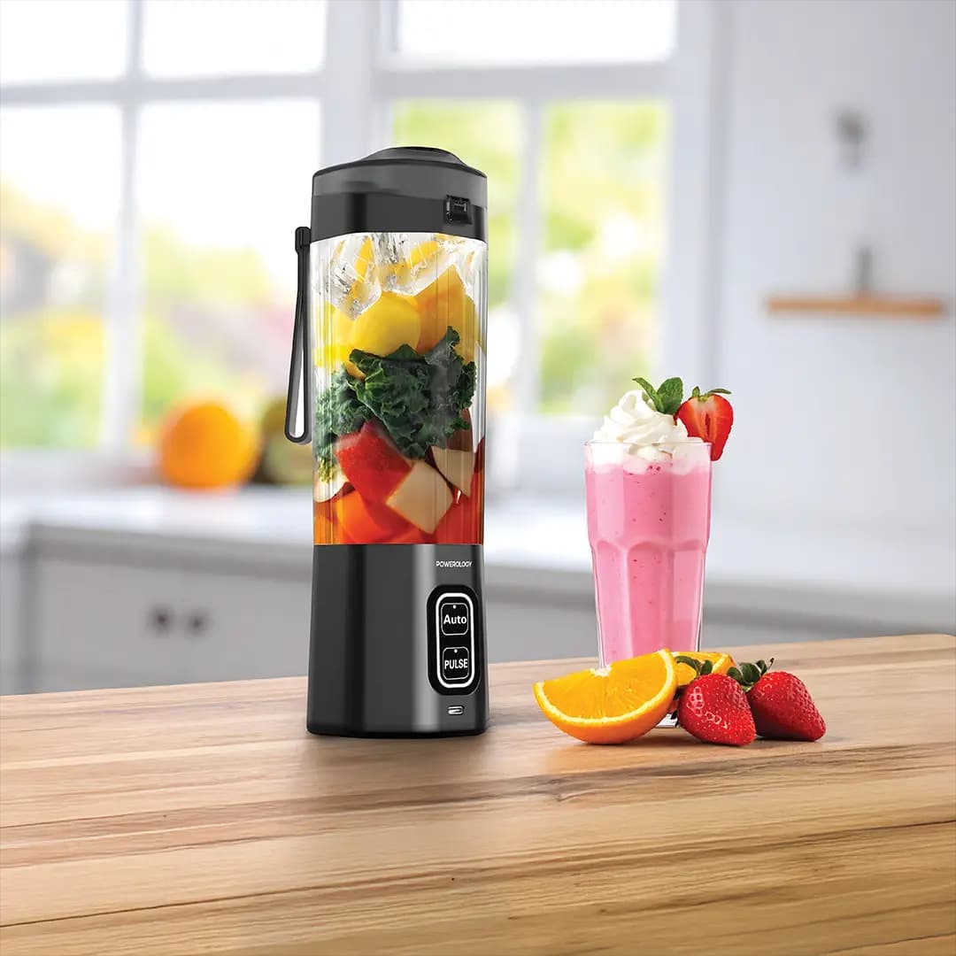 بلندر شارژی 700 میلیلیتری پاورولوژی مدل PSM023BK — تصویر ۳
