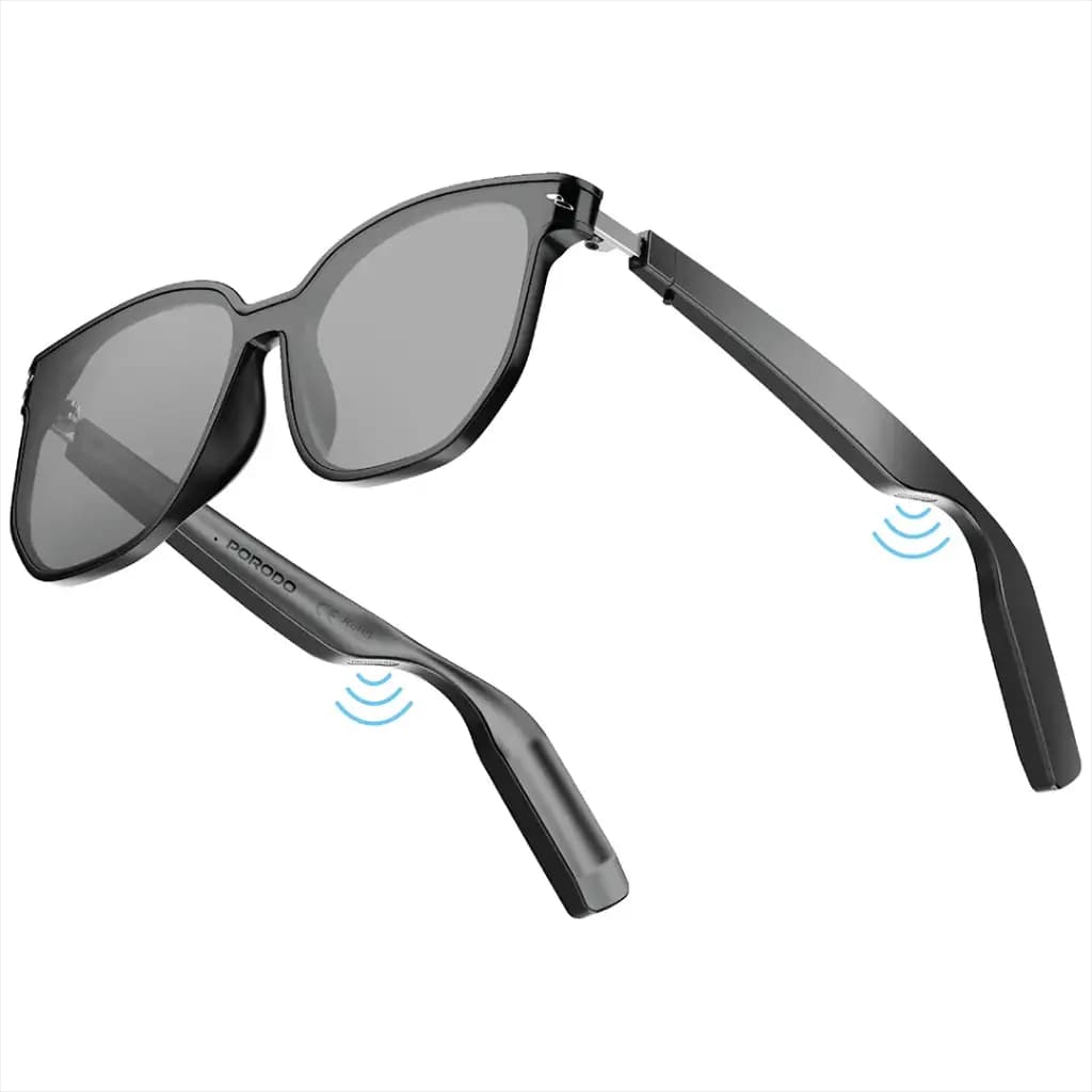 Porodo Lifestyle Optix Smart Glasses | عینک هوشمند پورودو با صدا، کنترل لمسی و محافظ UV400