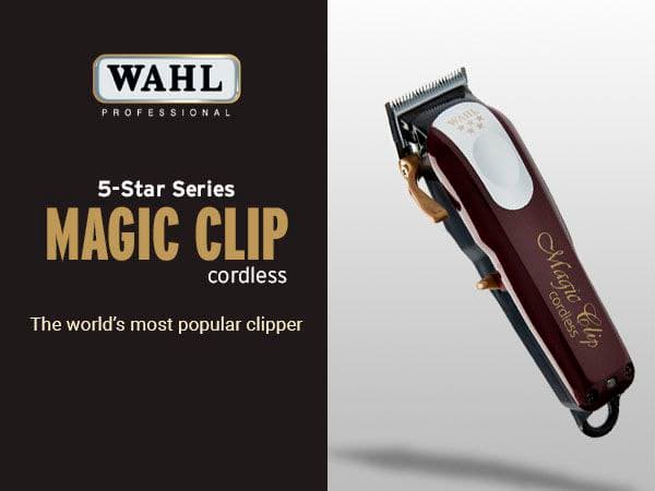 ماشین اصلاح وال مجیک قرمز شارژی جعبه مشکی Wahl Magic Red Cordless Black Box — تصویر ۴
