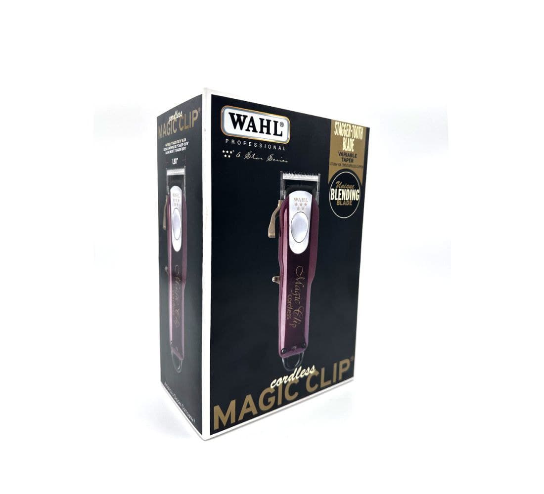 ماشین اصلاح وال مجیک قرمز شارژی جعبه مشکی Wahl Magic Red Cordless Black Box