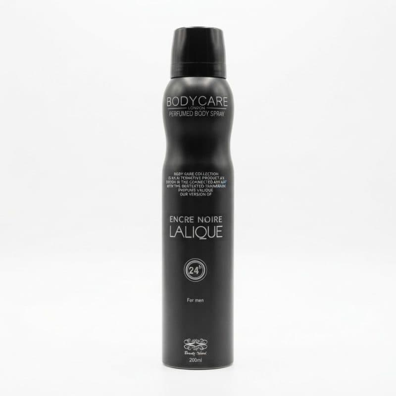 اسپری بادی کر رایحه مردانه انکر نویر لالیک BODY CARE FOR MEN ENCRE NOIR