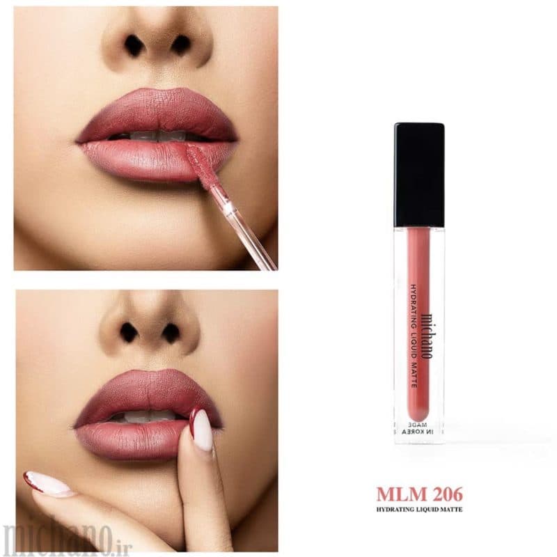رژ لب مایع ۲۴ ساعته میچانو HYRATING LIQUID MATTE MICHANO — تصویر ۷