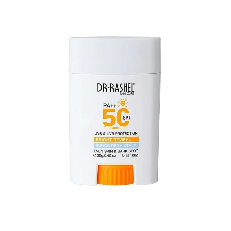 لوسیون ضد آفتاب استیکی بدون رنگ دکتر راشل spf50 حجم 20 میلی لیتر