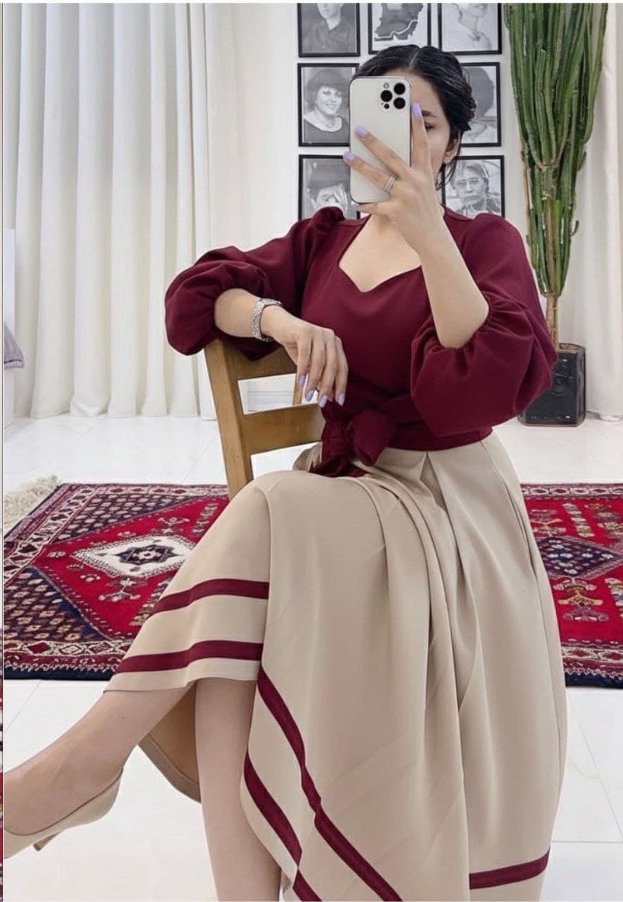 پیراهن زنانه یلدایی رویا کد ۱۰۹۰ — تصویر ۴