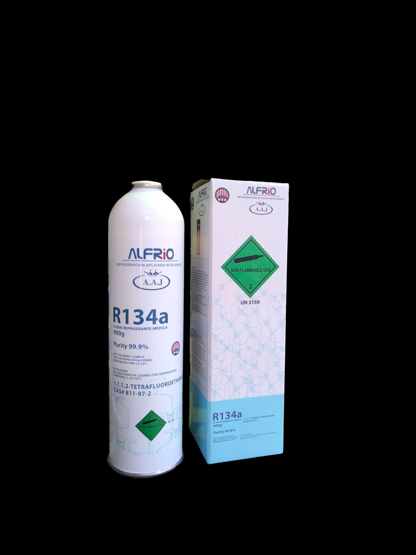 گاز مبرد R134A آلفریو 1 کیلوگرم