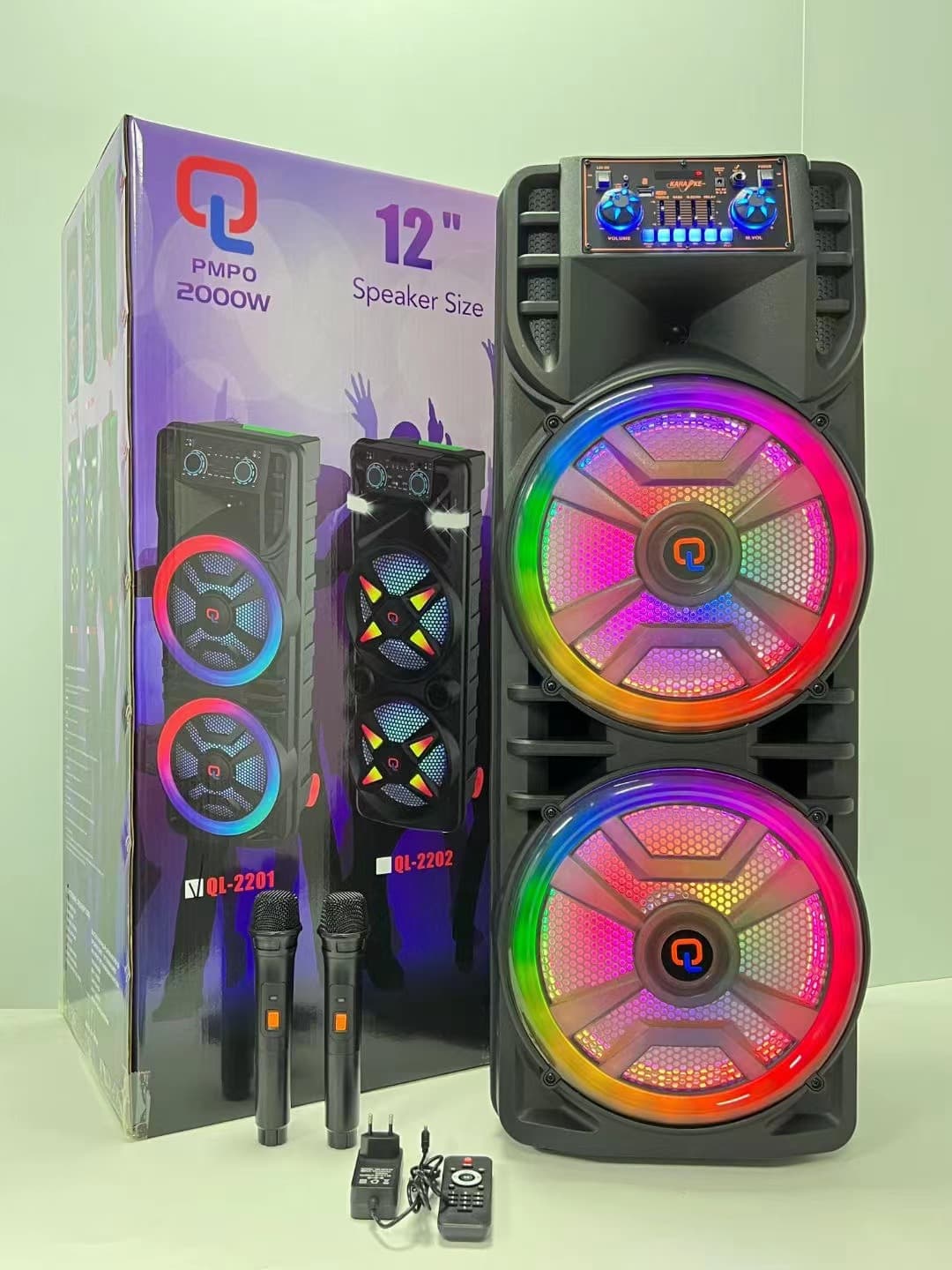 اسپیکر پارتی باکس مدل QL-2201 — تصویر ۸