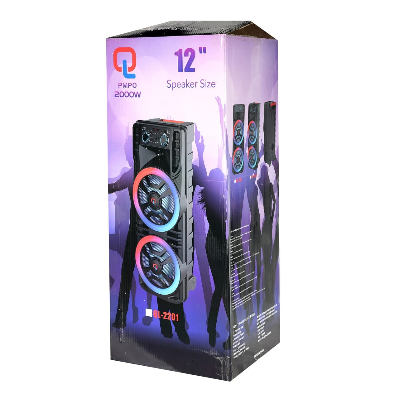 اسپیکر پارتی باکس مدل QL-2201 — تصویر ۲
