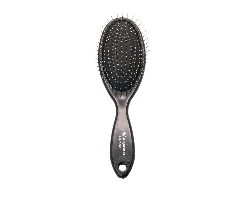 برس مو بیضی و گره‌بازکن کراون مدل Glamour-S – دندانه فلزی