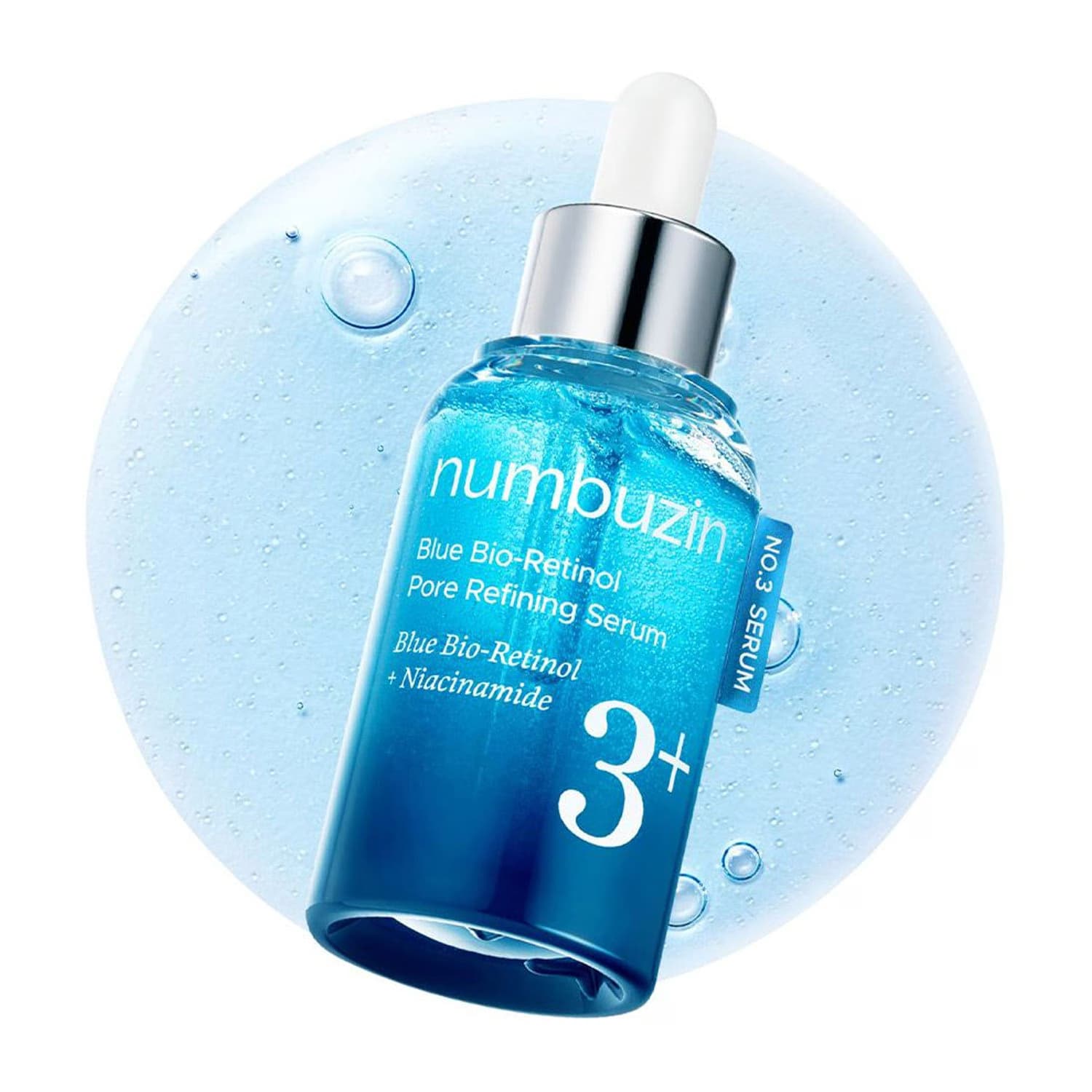 سرم جمع کننده منافذ شماره 3 نامبوزین BLUE BIO RETINOL حجم 30 میل — تصویر ۲