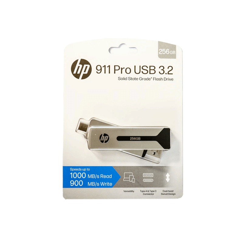 فلش مموری اچ‌پی مدل HP911 Pro ظرفیت ۲۵۶ گیگابایت USB 3.2