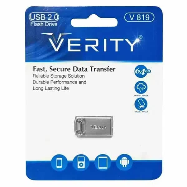 فلش مموری وریتی مدل V-819 ظرفیت 64 گیگابایت — تصویر ۴