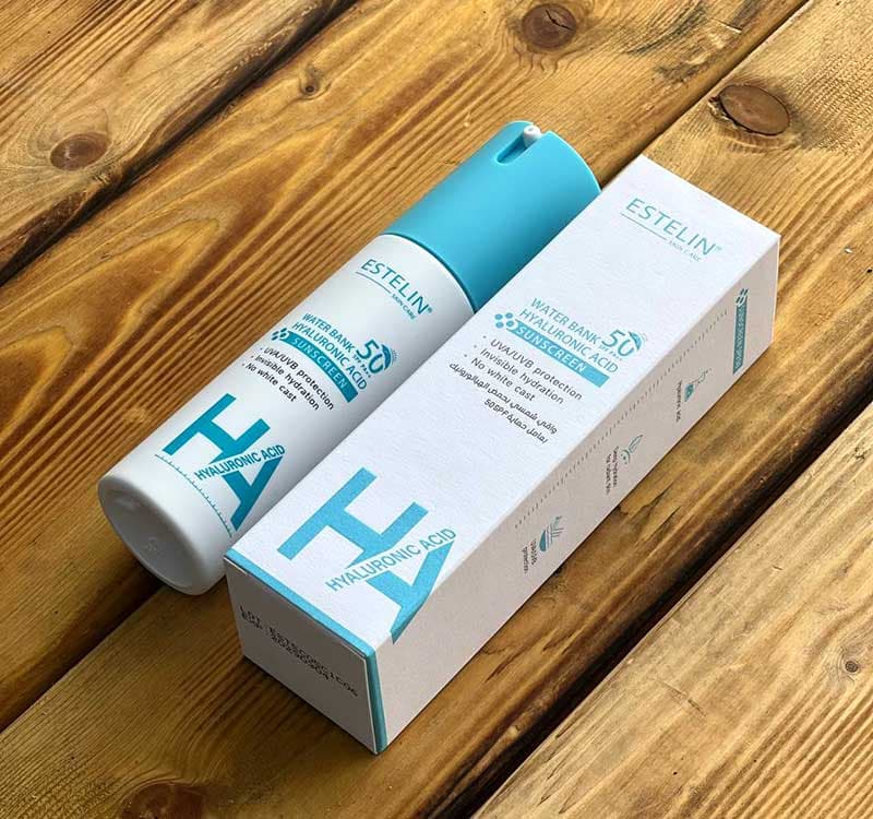 کرم ضدآفتاب فوق آبرسان استلین سری واتربانک Waterbank حجم ۶۰ میلی لیتر — تصویر ۳