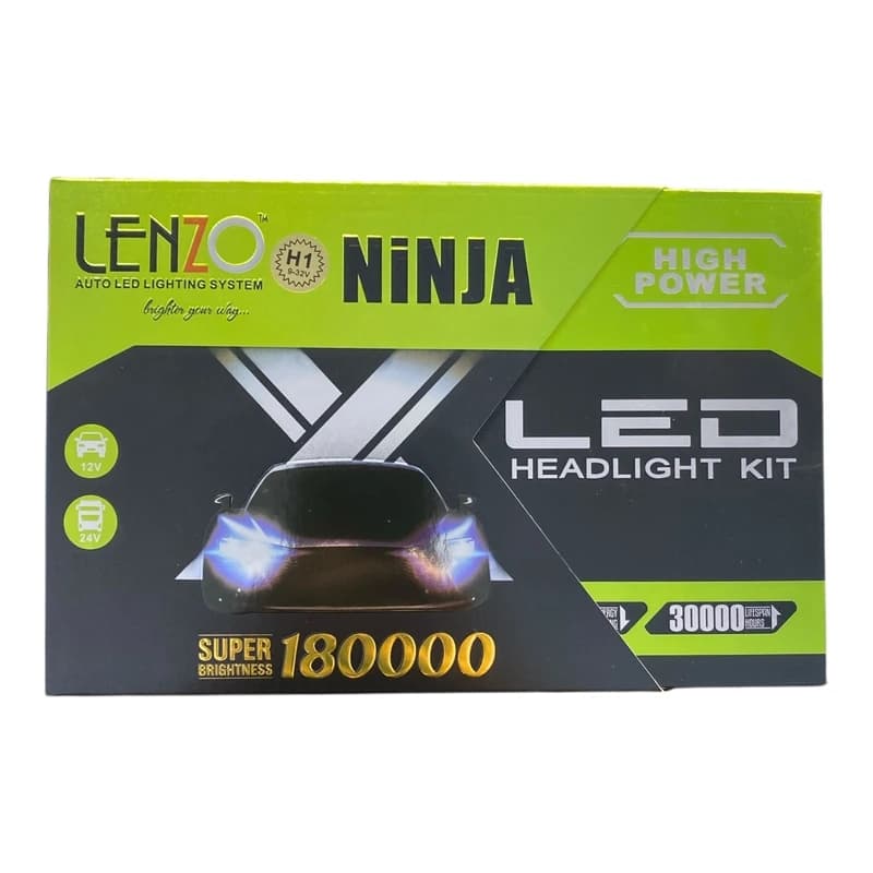 لامپ هدلایت خودرو لنزو مدل NiNJA پایه H1 بسته دو عددی — تصویر ۳