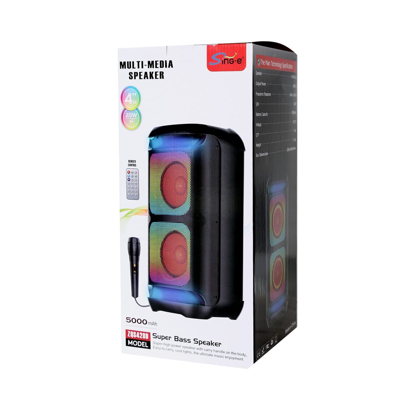 اسپیکر پارتی باکس مدل CS-8801 — تصویر ۲